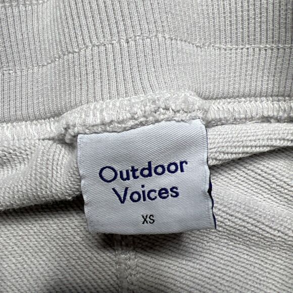 Outdoor Voices Womens Sweat Pants Size XS Joggers Two Tone Colorblock Pockets - Picture 3 of 9